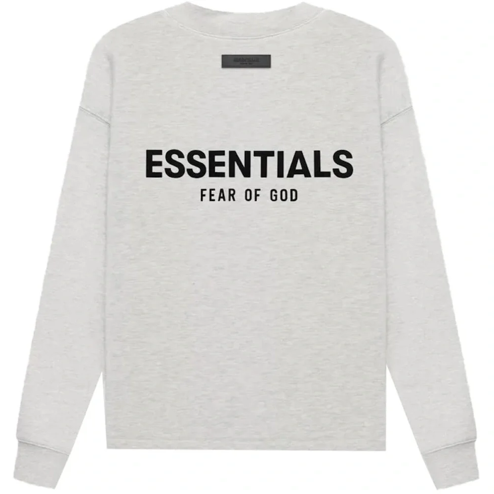 BNWT Men’s FEAR OF GOD ESSENTIALS Light Oatmeal Relaxed Sweatshirt XXS. XL & XXL - Picture 7 of 9